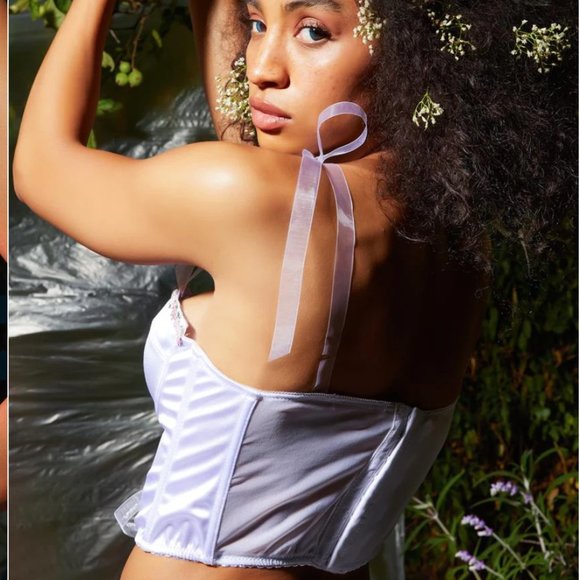 Sugar Thrillz Midsummer Dream Satin Bustier - Picture 7 of 9